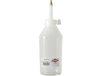 Olieflaske m/messing spids 0,7 Liter