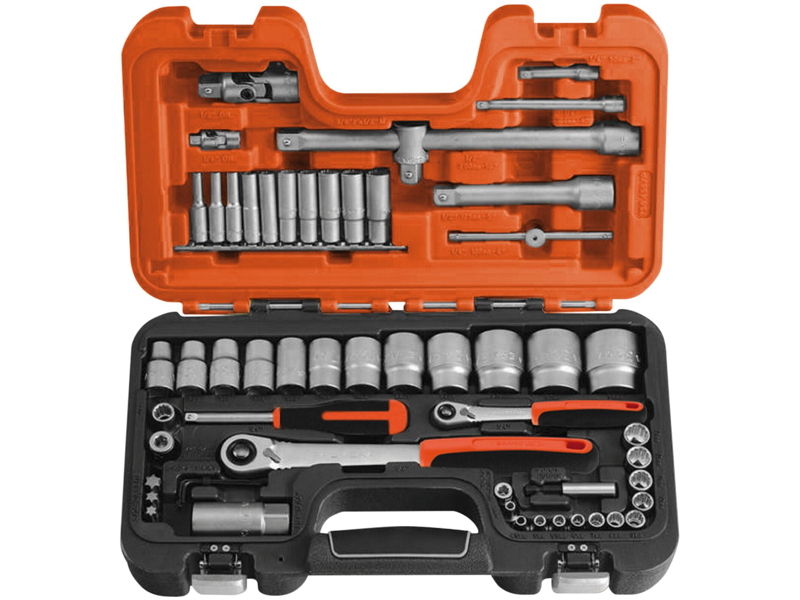 Bahco Topnøglesæt mm 1/4"+1/2" firk. S560
