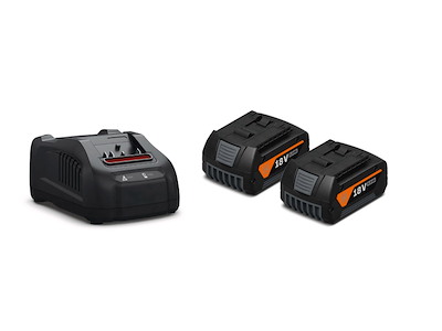 Fein startsæt 2×18V/5,0Ah Li-ion + lader GAL1880CV