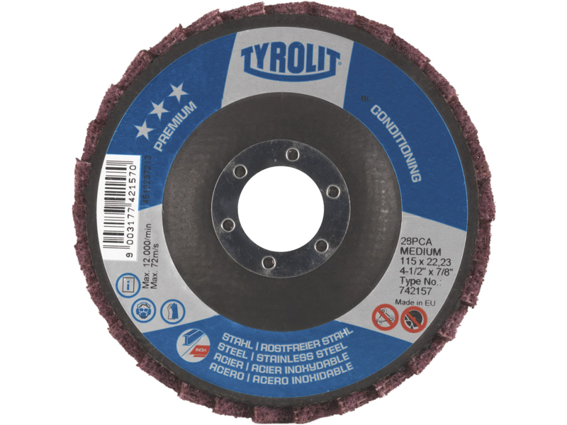 Tyrolit Lamelrondel 28PCA 125 mm medium