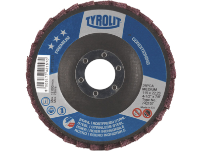 Tyrolit Lamelrondel 28PCA 125 mm medium