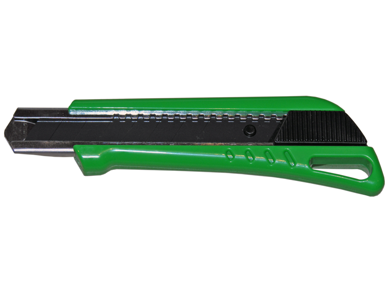 DJ TOOLS kniv m/skydelås, 18mm sort knæk-af blad