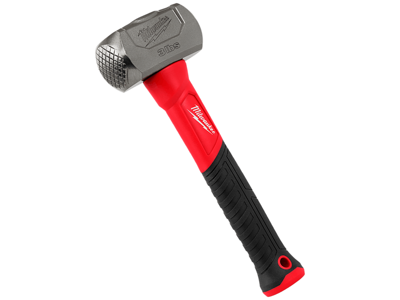 Milwaukee Mukkert m/gummibelagt glasfiberskaft, 1,36kg