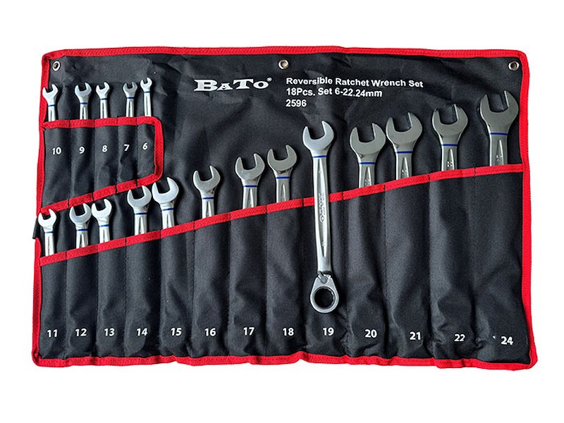 Bato Ringskraldenøglesæt 6-24 mm 18 dele