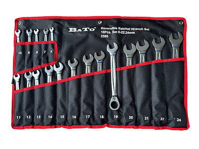 Bato Ringskraldenøglesæt 6-24 mm 18 dele
