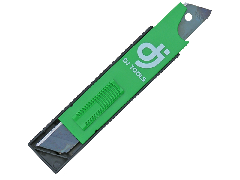 DJ TOOLS 18mm sorte knæk-af blade, 10stk