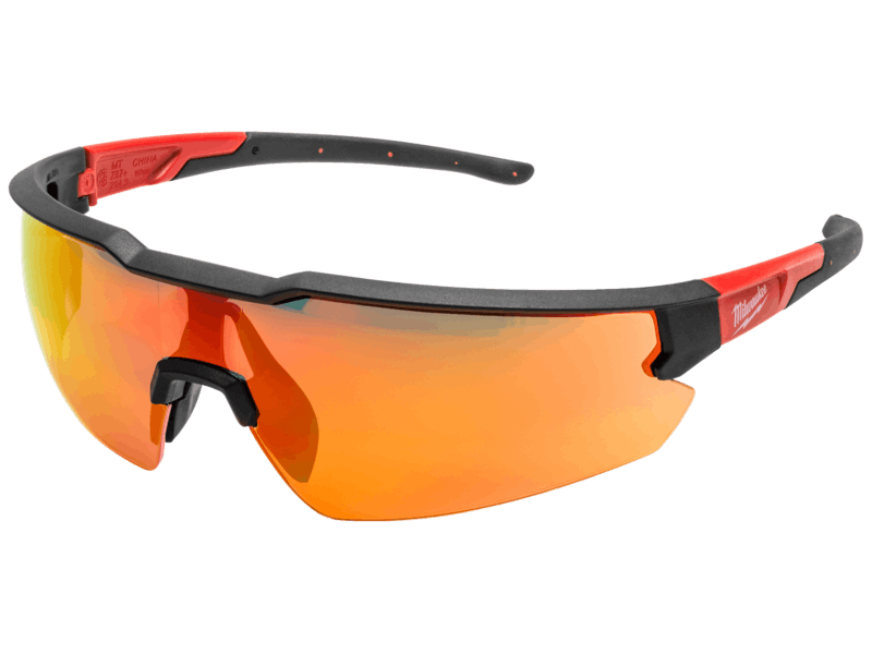 Milwaukee Enhanced sikkerhedsbrille, rød spejlglas