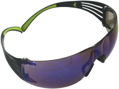 3M SecureFit 400 brille blå spejl AS