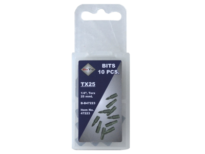 Bato Bits 1/4" TX27 L:25 mm pk/10