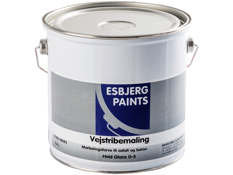 Vejstribemaling gul 2,5 ltr
