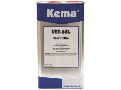 Kema steril olie VET-68L 5 ltr