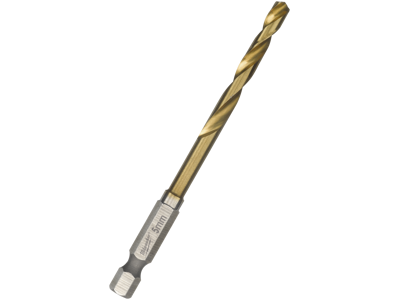 Milwaukee Spiralbor HSS-G TiN 1/4" 6kt skaft 5,0mm