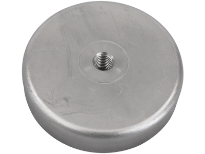 Diesella Pottemagnet ferrit 170N ø50mm M6 gevindhul