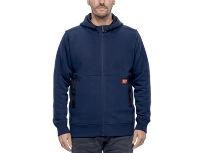 Milwaukee Gridiron hættetrøje m/lynlås blå WHZ BLU str. XL