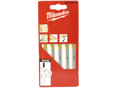 Milwaukee Stiksavblad T244D 75/4mm pk/5