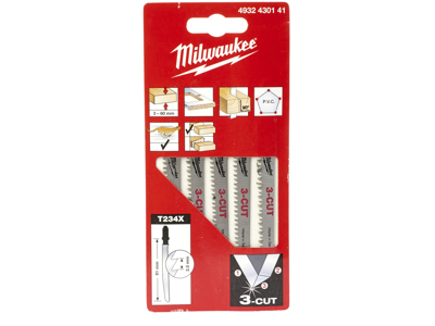 Milwaukee Stiksavblad T234X 91/2,5mm pk/5