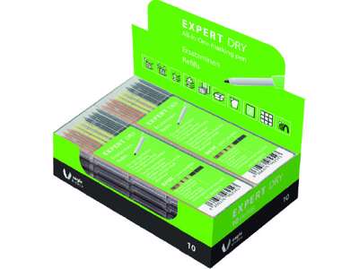 Expert Dry Basic refill, 3 stk. rød, 3 stk. gul, 4