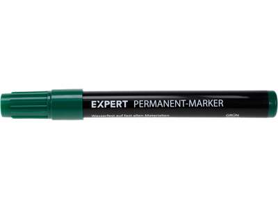 Expert Permanent Marker grøn, rund spids 1-3 mm