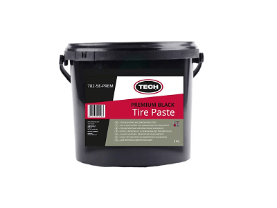 TECH Sort Monteringspasta 5 kg. Premium