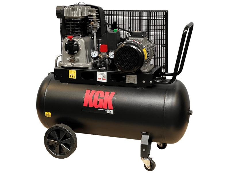 KGK Kompressor 90/400 360ltr/min 4HK 3×400V 90ltr tank