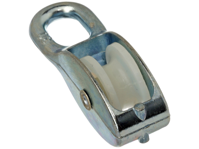 Taljeblok galv.m/1 hjul 16×65mm