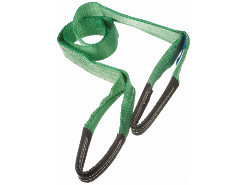 Båndstrop polyester grøn 2T 3m