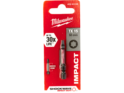 Milwaukee Slagbits Shockwave Impact Duty TX15×50mm