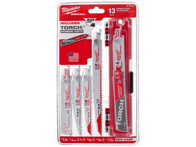 Milwaukee Bajonetsavblade, 6 typer, sæt 13stk