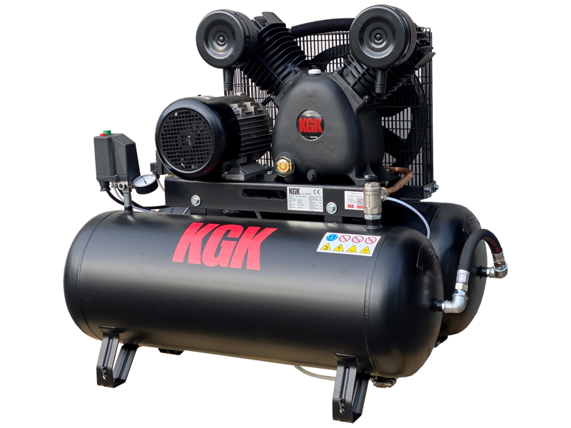Kompressor 90+90/55SW 450l/m 5,5HK 400V 2×90l tank