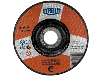 Tyrolit Skæreskive Premium 42F ø125×0,75 A60R-BFXA