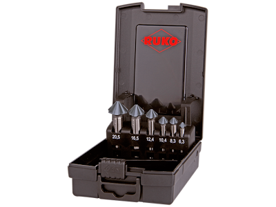 Ruko Forsænkersæt 90° 4skær HSS-RUnaTEC 6,3-20,5mm 6stk