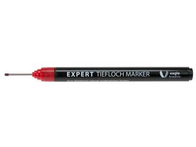 Expert dybhulsmarkør, rød