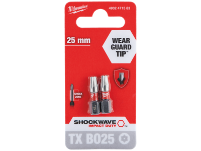 Slagbits Shockwave Impact Duty TX/BO40×25mm pk/2