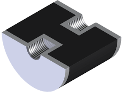 VIBRATIONSDÆMPER 25-25-3 M6 L1 = 6 mm