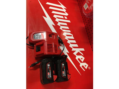 Batteripakke, 2 stk. M18 5,0 ah red lithium-ion Hurtiglader