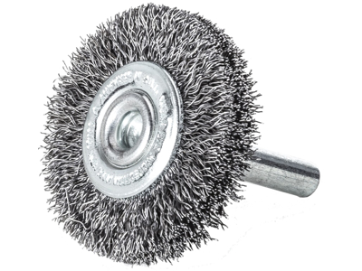 Skivebørste 6mm Stål