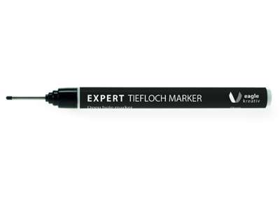 Expert dybhulsmarkør, sort