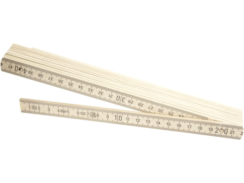 Tajima Adga trætommestok mm 10 led 2m