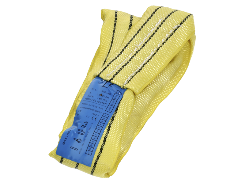 Michlar Rundsling dobbeltsyet gul 3T 2m