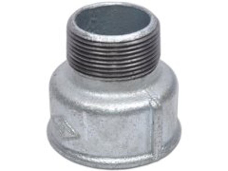 3/4x 3/8 Spidsmuffe Galv