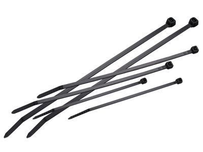 Kabelbinder sort UVbes. 7,5×780/100