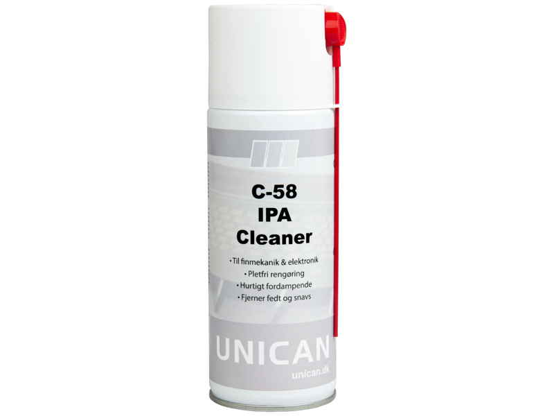 Unican C-58 IPA Cleaner affedtningsmiddel 400ml