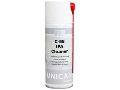 Unican C-58 IPA Cleaner affedtningsmiddel 400ml