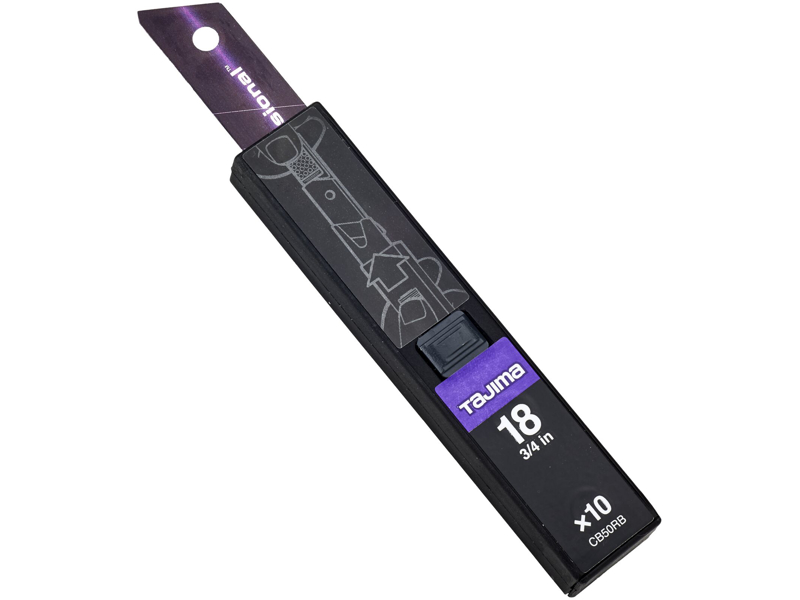 Tajima Premium 18 mm sortcoated blad 10stk