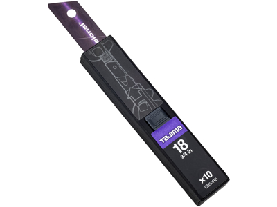 Tajima Premium 18 mm sortcoated blad 10stk