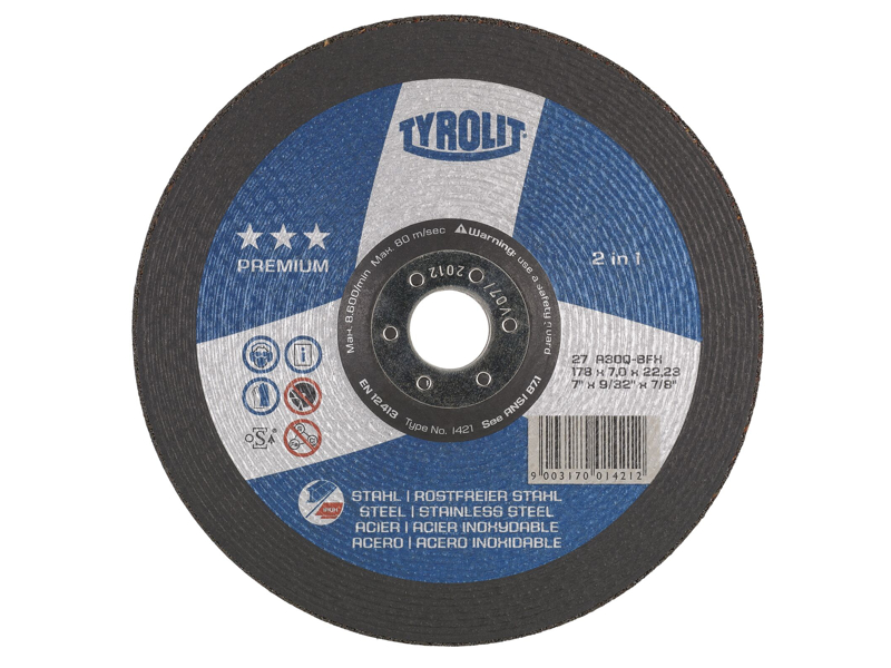Tyrolit Skrubskive Premium 27E 150×4 A30Q-BFX