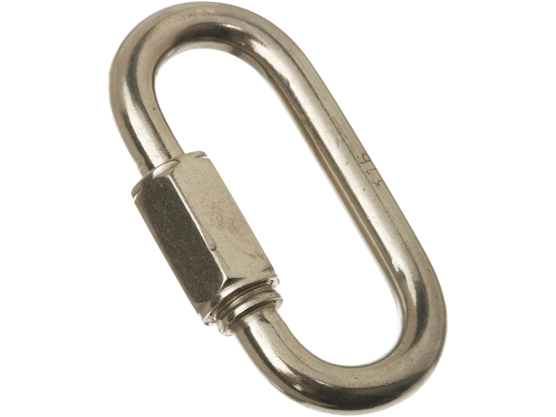 Syrefast, AISI 316 4 P-led/quick link med skruelås