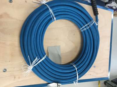 Blå renseslange 2SC 3/8"", 20 m