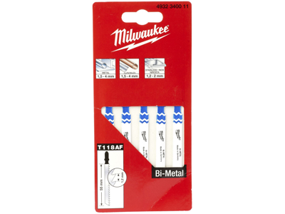 Milwaukee Stiksavblad T118AF 55/1,2 mm pk/5