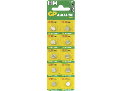 GP Batteri 192/LR41/V3GA 1,5V 10 stk